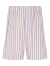 Laneus Striped Bermuda Shorts