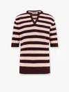 Laneus Brown Cotton Sweater