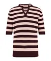 Laneus Brown Cotton Sweater In Nude