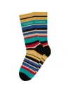 Laneus Striped-pattern Socks In Multi