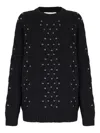 Laneus Stud-embellishment Sweater In Black