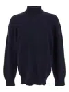 Laneus Turtleneck Knit In Blue