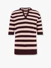 Laneus Brown Cotton Sweater In Brown