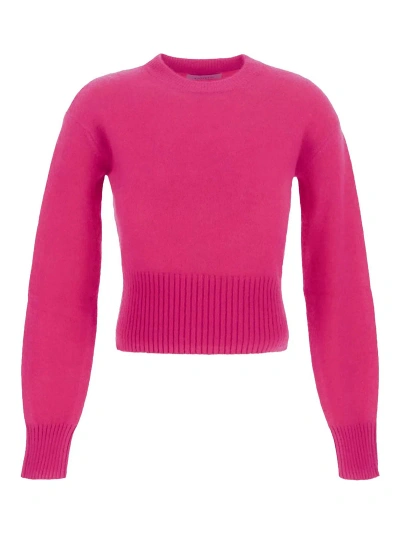 Laneus Sweater Fuchsia In Multicolour