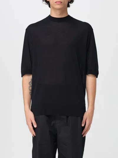 LANEUS SWEATER LANEUS MEN COLOR BLACK,G82858002