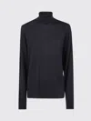 Laneus Knitted Turtleneck Man In Black