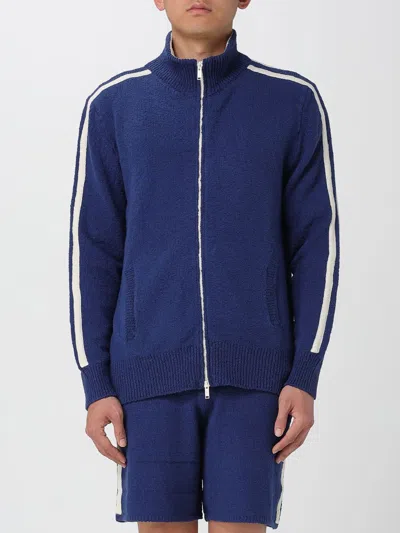 LANEUS CARDIGAN LANEUS MEN COLOR BLUE,G80710009