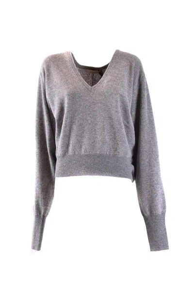 Laneus Chic 100% Wool Sweater For Women In Gray