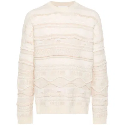 Laneus Sweaters In Beige
