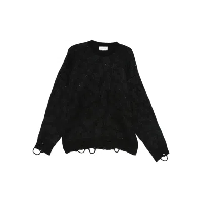 LANEUS SWEATERS BLACK