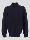 Laneus Turtleneck Knit In Blue