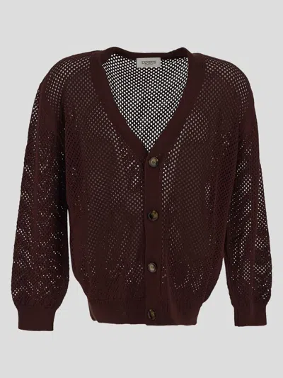 Laneus Sweaters In Brown