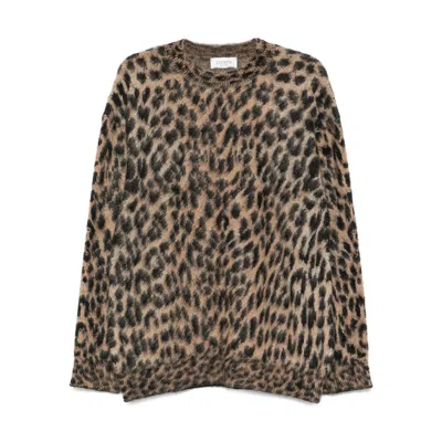 Laneus Sweaters In Animal Print