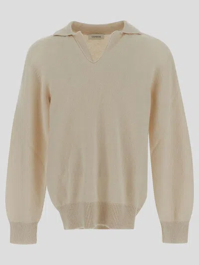 Laneus Sweaters In White