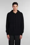 LANEUS SWEATSHIRT IN BLACK CASHMERE