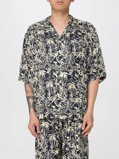 LANEUS SHIRT LANEUS MEN COLOR BLACK,G80695002