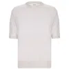 Laneus Knitted T-shirt In Beige