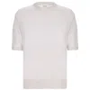 Laneus Knitted T-shirt In Beige
