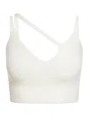 Laneus Cotton-blend Asymmetric Top In White