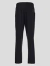 Laneus Light Wool Pants In Black