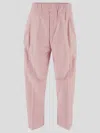 Laneus Popeline Pants In Light Rose