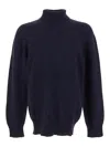 Laneus Turtleneck Knit In Blue