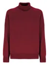 Laneus Turtleneck Sweater In Red