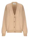 Laneus V-neck Buttoned Cardigan In Neutral