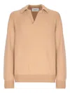 Laneus V-neck Sweater In Neutral