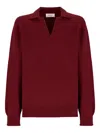 Laneus V-neck Sweater In Red