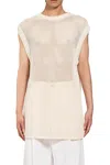 Laneus Knitwear In Beige Viscose In Beige