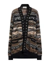 Laneus Woman Cardigan Camel Size 4 Polyamide, Alpaca Wool, Polyacrylic, Synthetic Fibers, Wool In Nude