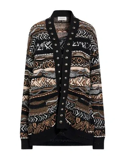 Laneus Woman Cardigan Camel Size 4 Polyamide, Alpaca Wool, Polyacrylic, Synthetic Fibers, Wool In Nude