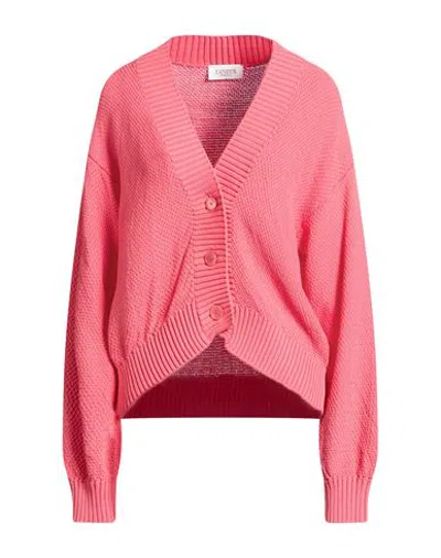 Laneus Woman Cardigan Pink Size 2 Cotton