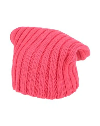 Laneus Woman Hat Magenta Size Onesize Cashmere