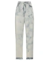 Laneus Woman Jeans Blue Size 6 Lycra, Polyester, Cotton, Elastane In Blue