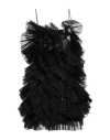 Laneus Woman Mini Dress Black Size 4 Nylon