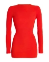 Laneus Woman Mini Dress Red Size 6 Viscose, Polyester