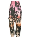 Laneus Woman Pants Antique Rose Size 8 Cotton