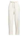 Laneus Woman Pants Beige Size 6 Cotton