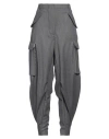 Laneus Woman Pants Grey Size 6 Virgin Wool, Elastane In Grey