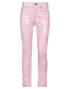 Laneus Woman Pants Light Pink Size 4 Polyurethane, Polyester In Pink