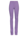 Laneus Woman Pants Mauve Size 2 Viscose, Polyester In Purple