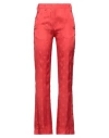 Laneus Woman Pants Red Size 4 Viscose