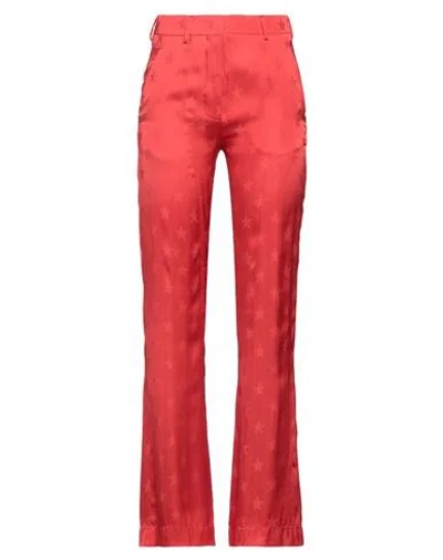 Laneus Woman Pants Red Size 4 Viscose