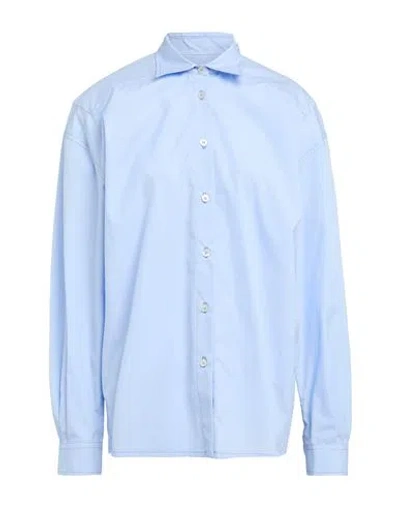 Laneus Woman Shirt Light Blue Size 4 Cotton