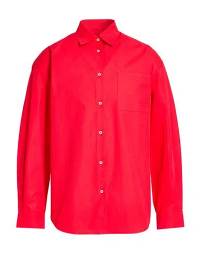 Laneus Woman Shirt Red Size 6 Cotton