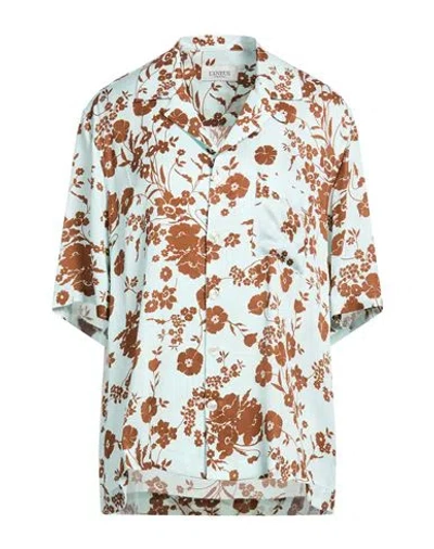 Laneus Woman Shirt Sky Blue Size M Viscose