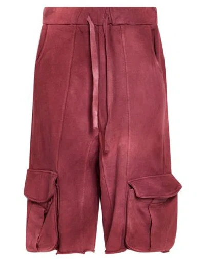 Laneus Woman Shorts & Bermuda Shorts Garnet Size S Cotton In Purple