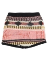 Laneus Woman Shorts & Bermuda Shorts Pink Size 6 Cotton, Polyester, Polyamide, Lycra